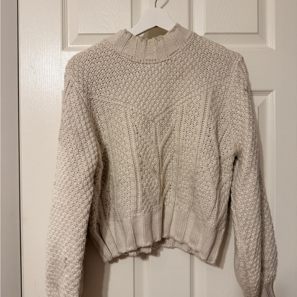 Cozy Cream Knit Sweater